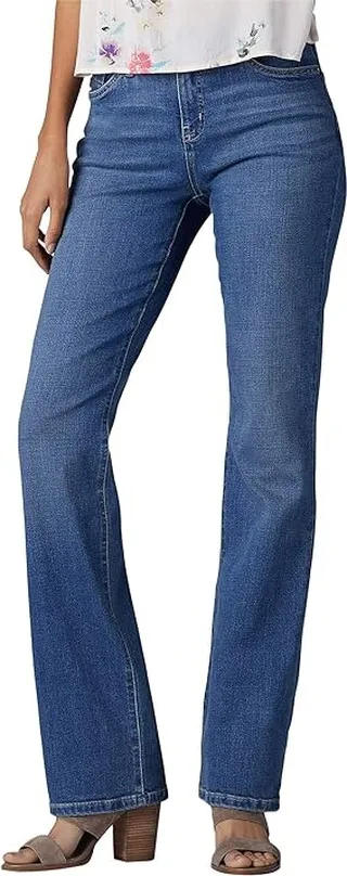 Lee Flex Motion Regular Fit Bootcut Jeans (Majestic) Women's Jeans