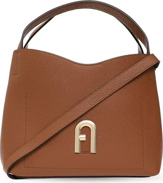 Furla Small Logo-Plaque Tote Bag