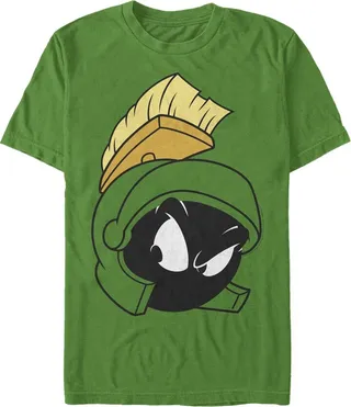 Men's Looney Tunes Marvin the Martian Attitude T-Shirt - Kelly Green - X Large
