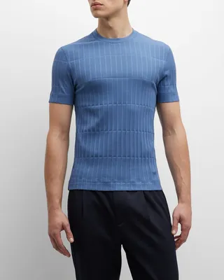 Men's Texture Stripe T-Shirt
