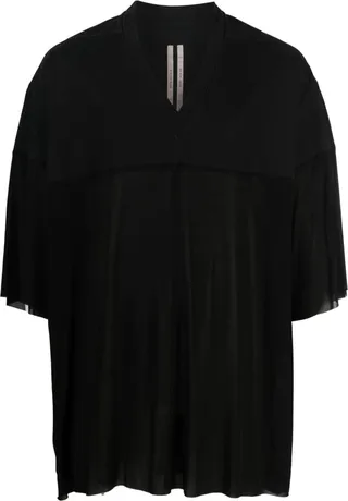 V-neck oversized T-shirt