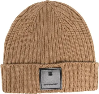Givenchy Logo-Patch Knitted Beanie