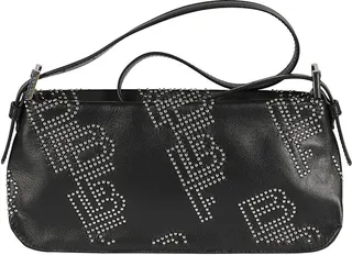 Dulce Studded Leather Shoulder Bag