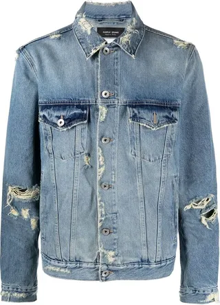 Distressed Denim Jacket