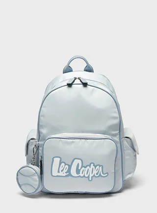 Top Handle Logo Backpack