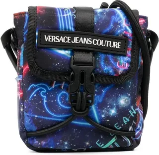 Space-Print Shoulder Bag