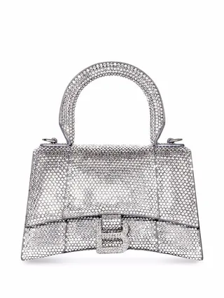 crystal-embellished Hourglass tote bag