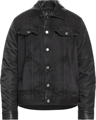 Denim Outerwear Black