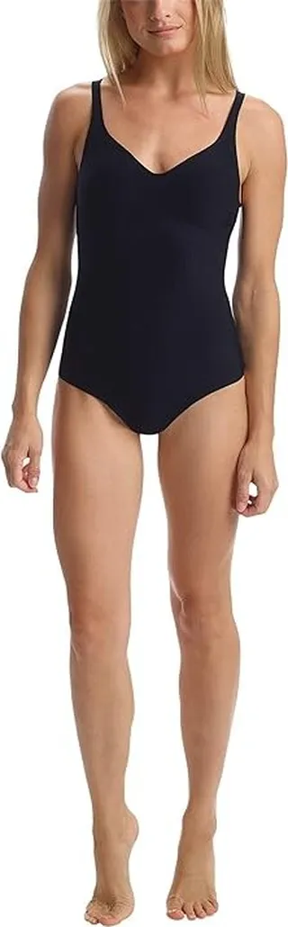Commando Butter Soft-Support Bodysuits BSS401 (Black) Women's Jumpsuit & Rompers One Piece