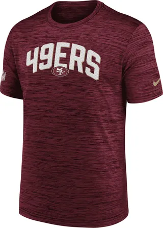 Nike Men's Dri-FIT Velocity Athletic Stack (NFL San Francisco 49ers) T-Shirt in Red