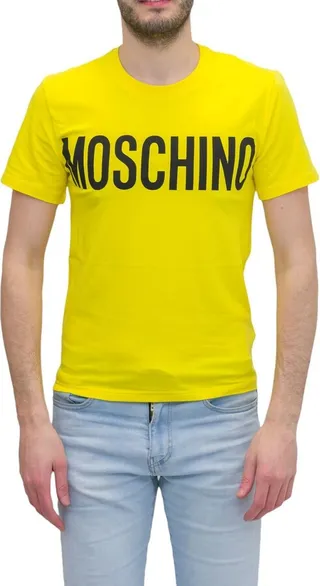 Moschino Logo Printed Crewneck T-Shirt
