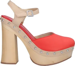 Mules & Clogs Red