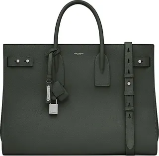 Sac De Jour Thin Large in Grained Leather