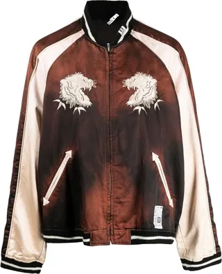 Gingumae embroidered-design bomber jacket