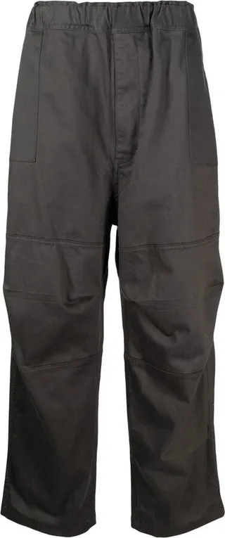 Straight-Leg Cut Trousers