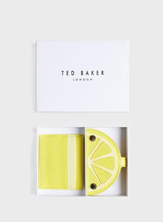 Lemmonn Lemon Slice Keyring And Card Holder