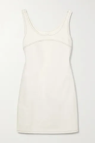 FRAME - Denim Mini Dress - Ecru