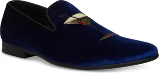 Steve Madden Men's Martini Velvet Smoking Slipper Men's Shoes
