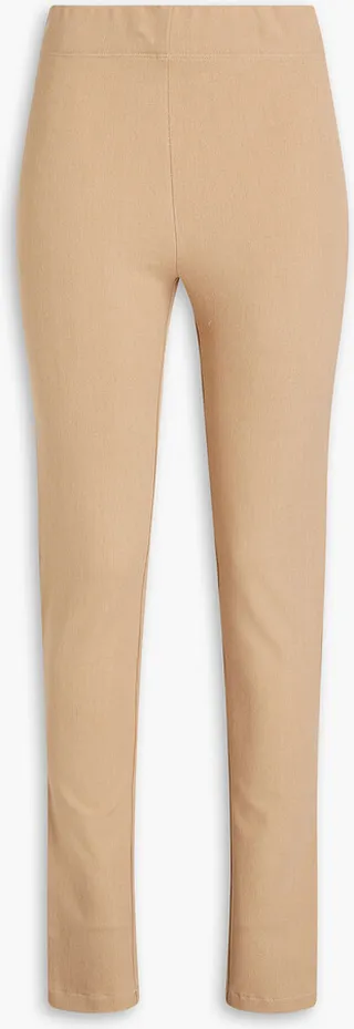 Stretch-gabardine leggings