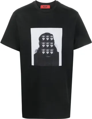 graphic print T-shirt