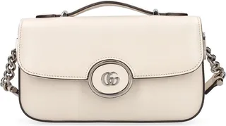Petite GG leather shoulder bag