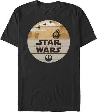 Men's Star Wars The Last Jedi BB-8 Profile T-Shirt - Black - 3X Large