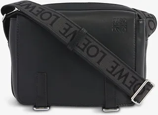 Black Military Extra-small Leather Cross-body bag