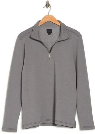 Quarter Zip Trim Fit Pullover