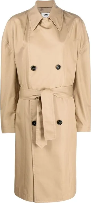 Oversize Double-Breasted Trench Coat
