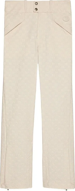 GG canvas straight-leg trousers