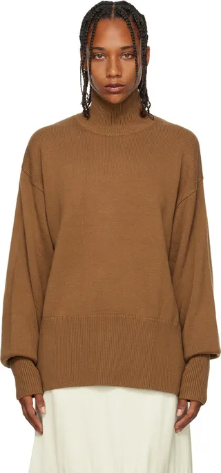 Studio Nicholson Brown Viere Turtleneck
