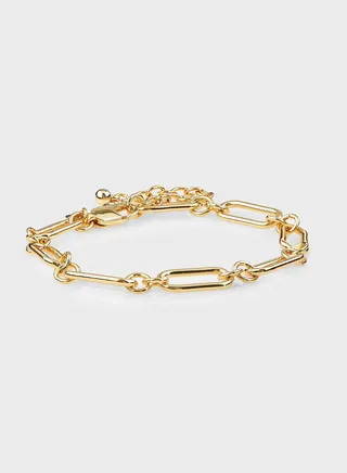Victoria Chain Gold Plated Bracelet