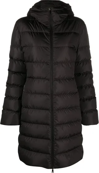 Dombes belted padded coat