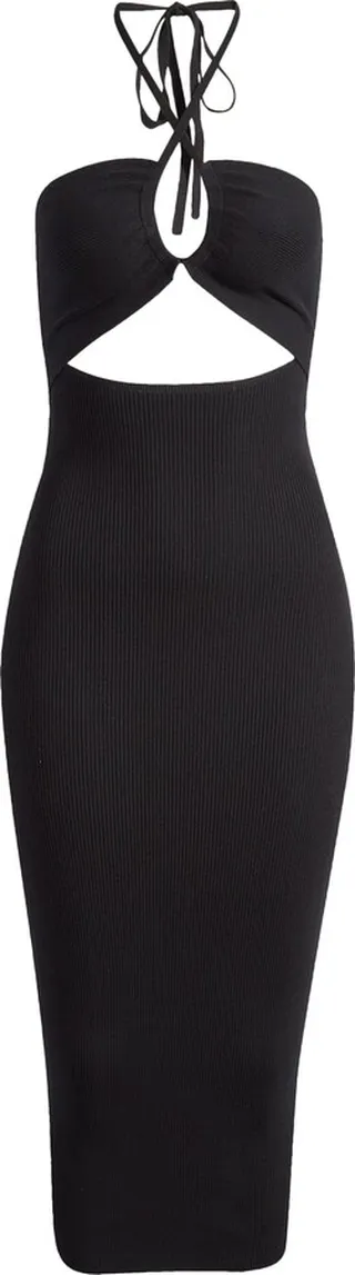 Toni Rib Halter Dress