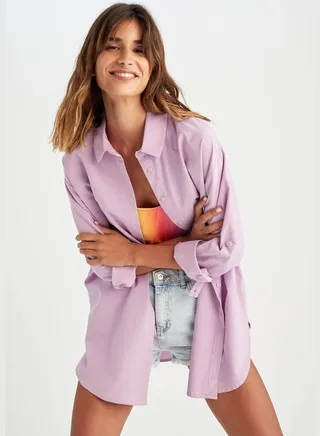 Regular Fit Half Sleeves Beach Wear