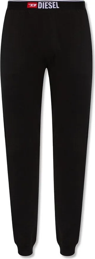 Diesel Umlb-Julio Logo-Waistband Pyjama Pants