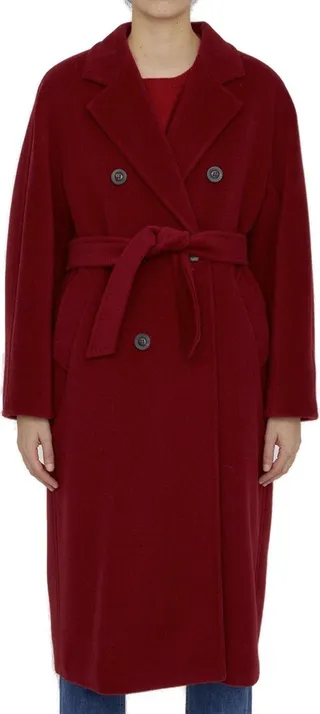 Double-breasted Belted Coat