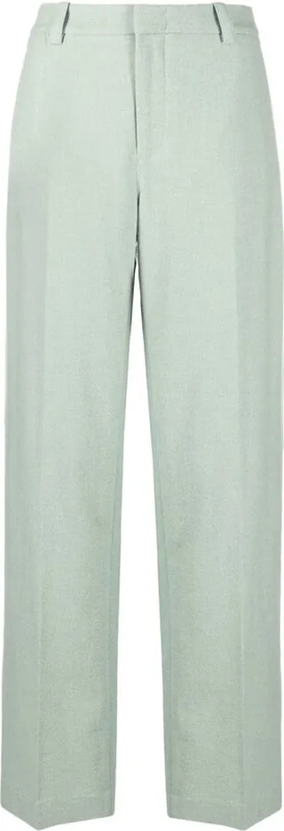 Straight-Leg Tailored Trousers