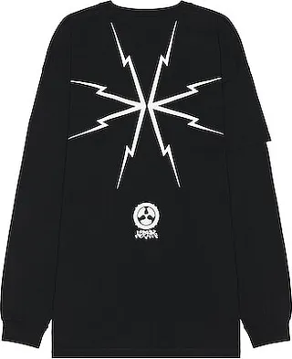Acronym S29-pr-c Pima Cotton Long Sleeve T-shirt in Black