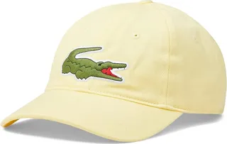 Lacoste Solid Big Croc Cap (Yellow) Caps