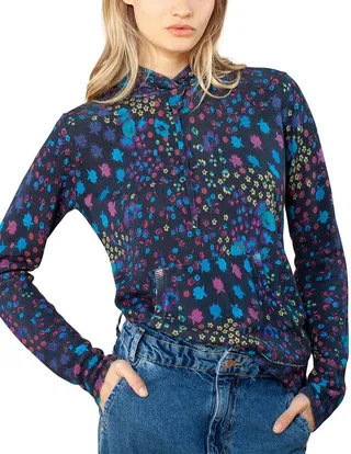 Hale Bob V-Neck Silk & Cashmere-Blend Sweater