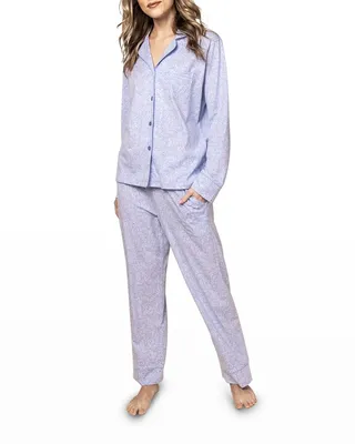 Printed Pima Cotton Pajama Set