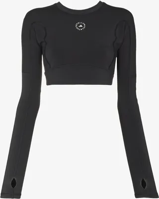 Black TrueStrength Yoga Crop Top