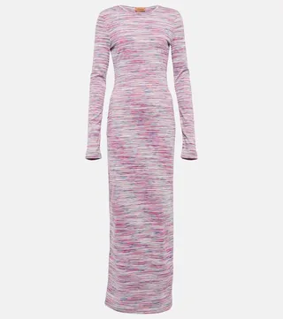 Cotton jersey maxi dress