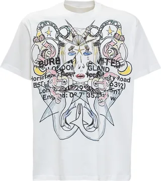 Burberry Montage Printed Oversized T-Shirt