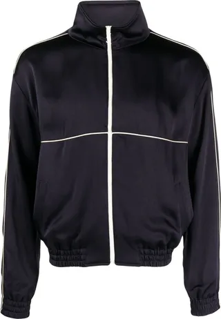 Zipped-Up Bomber Jacket