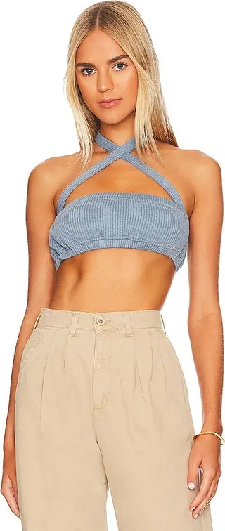 Tie Halter Bra Top