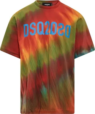 Dsquared2 Tie-Dye Crewneck T-Shirt