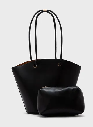 Minimal Bucket Tote Bag