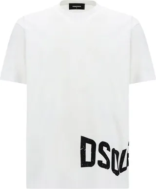 Dsquared2 Logo Printed Crewneck T-Shirt